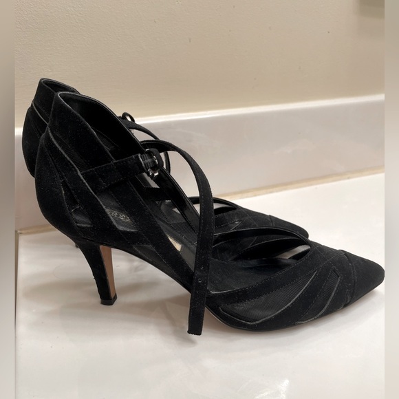Audrey Brooke Black Heels Size 8.5 - Picture 1 of 3